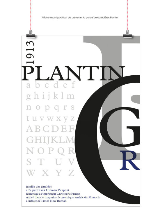Police de caractères Plantin